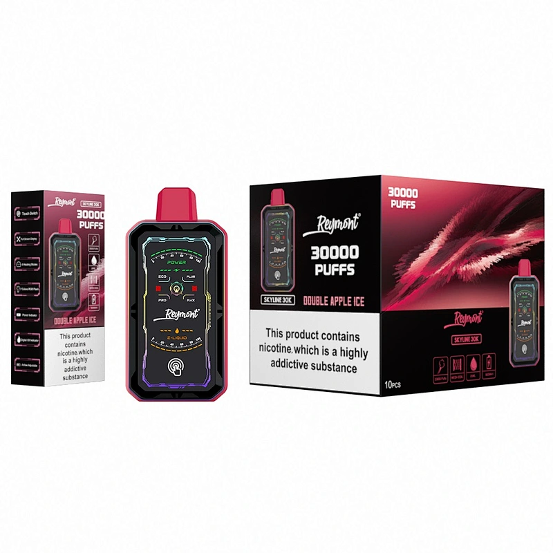 Reymont Skyline 30K Puffs New Product Full touch Screen with 4 Heating  Modes 7 Colors RGB Flash Disposable Electronic Cigarette Vape Pen